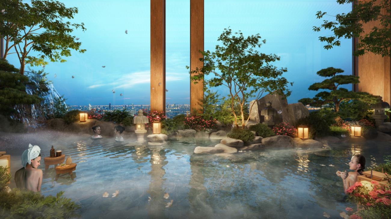 Alluvia City mang đến trải nghiệm khoáng nóng chỉ cách Hà Nội 12km