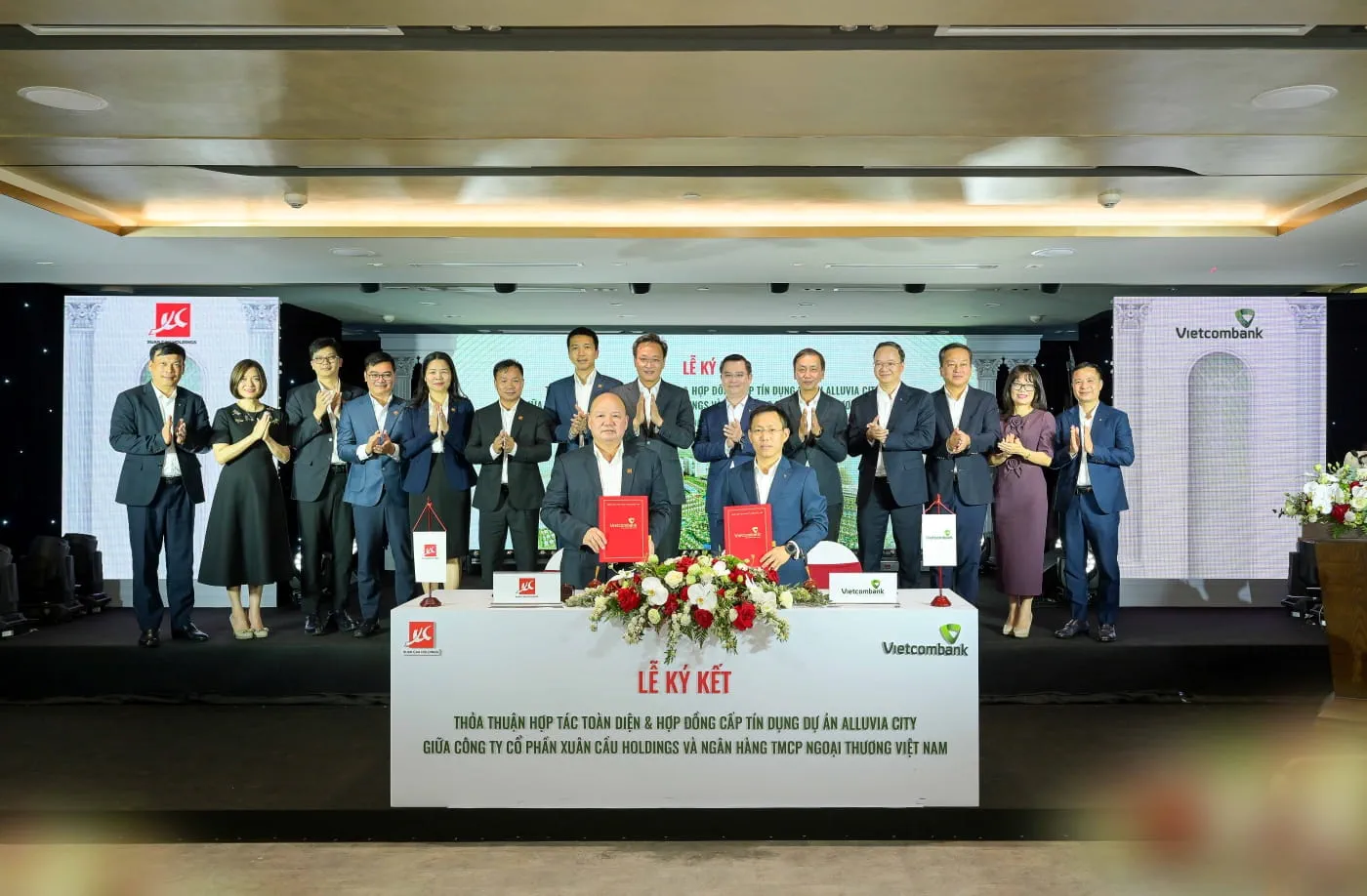 Vietcombank là nhà tài trợ vốn với giá trị trên 22.000 tỷ đồng cho dự án Alluvia City