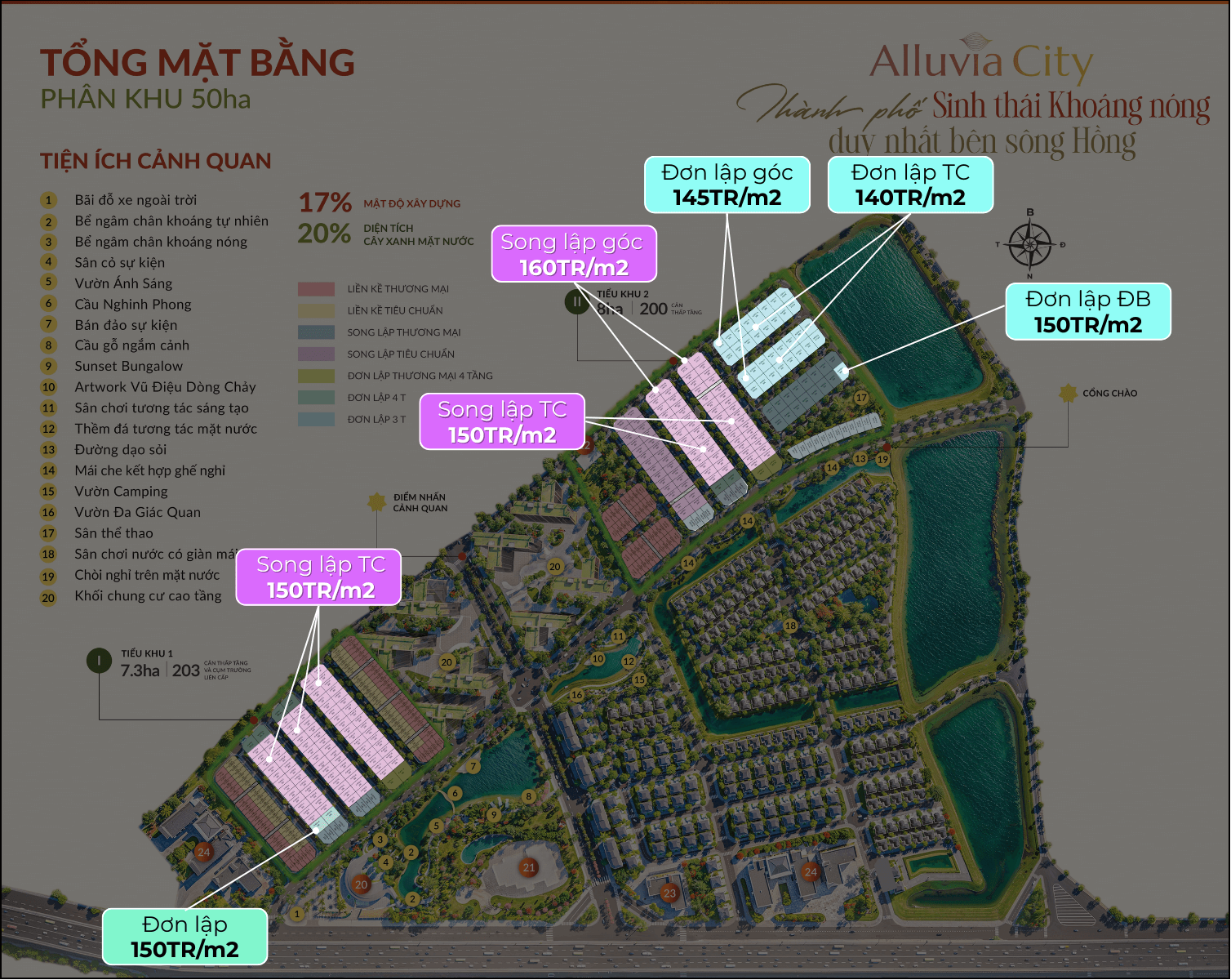 Giá bán – chính sách bán hàng Alluvia City giai đoạn 1 - Alluviacity Văn Giang