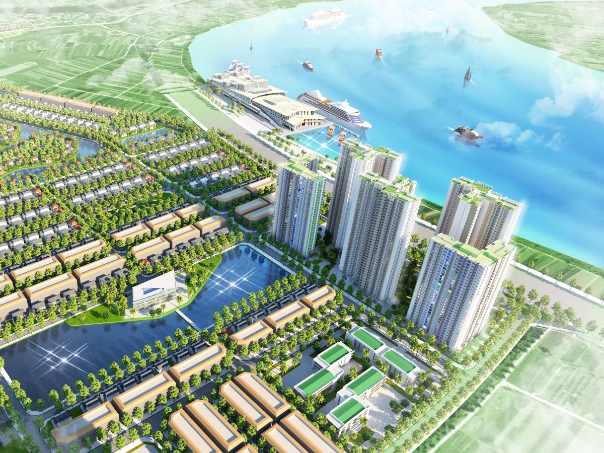 Dự án thừa hưởng không khí trong lành cùng dòng phù sa của sông Hồng 