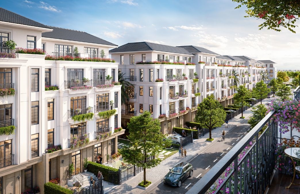 Shophouse, biệt thự Alluvia City được thiết kế theo phong cách tân cổ điển