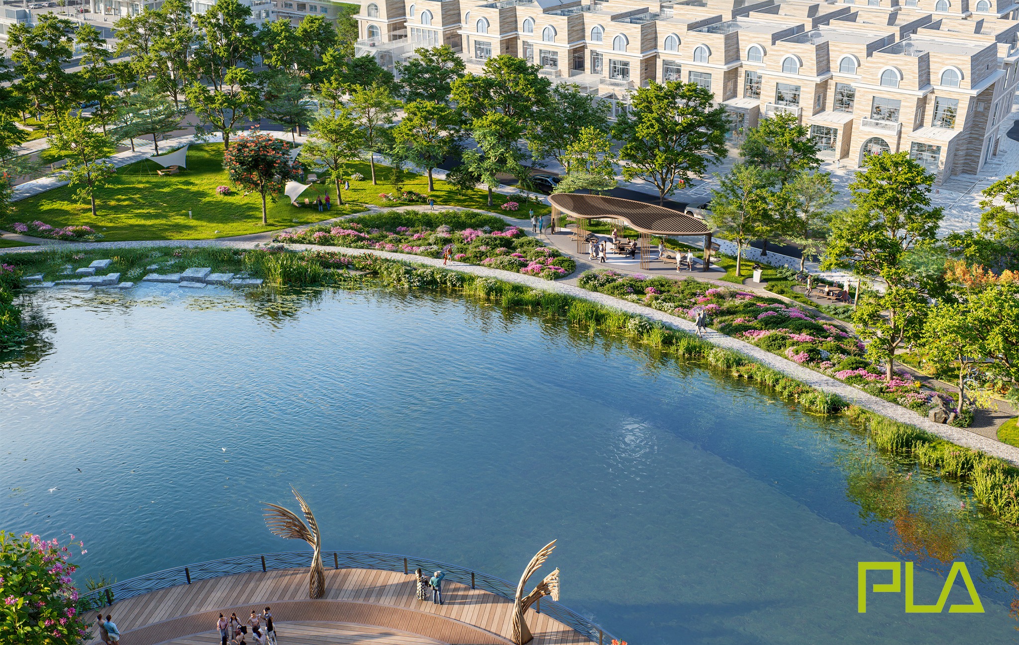 Alluvia City được quy hoạch xây dựng đảm bảo không bị ngập úng