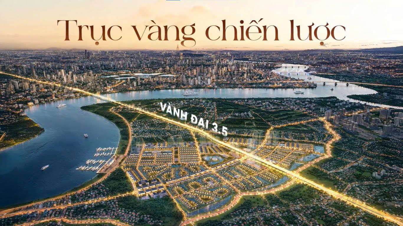 Vành đai 3.5 - trục giao thông chiến lược đi qua dự án Alluvia City
