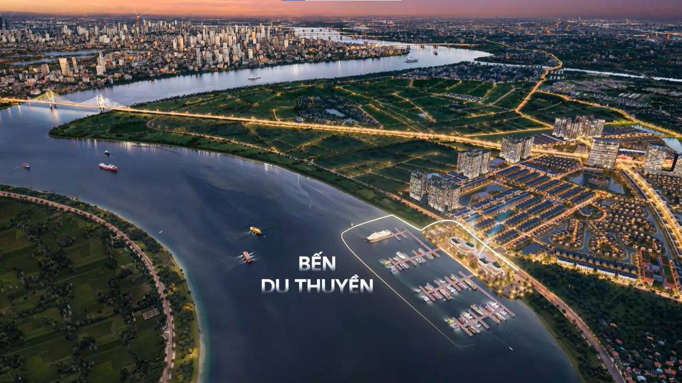 Bến du thuyền đầu tiên bên sông Hồng nằm tại dự án Alluvia City