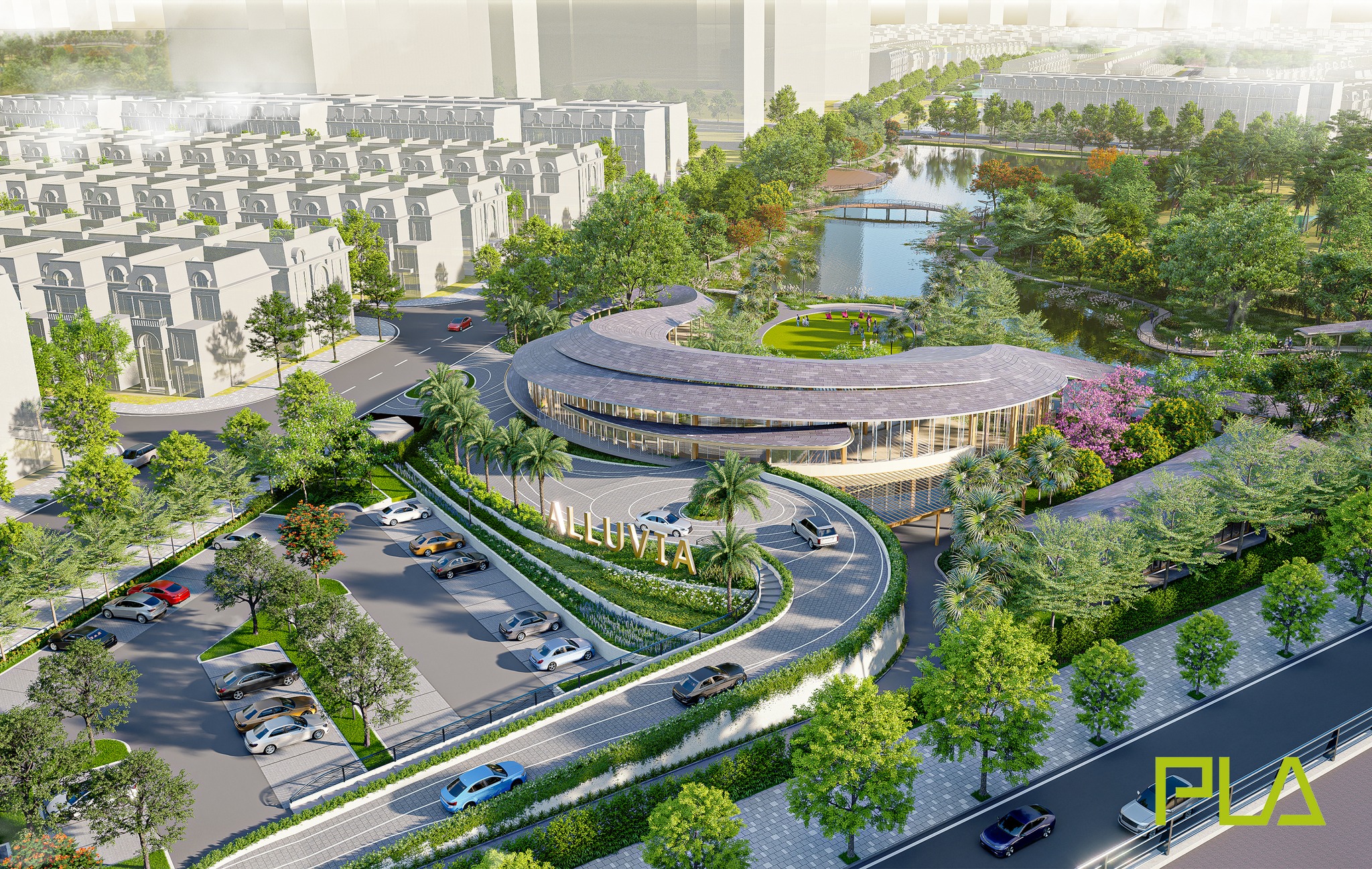 Khoáng nóng Alluvia City nằm bên sông Hồng, thiên nhiên ưu đãi