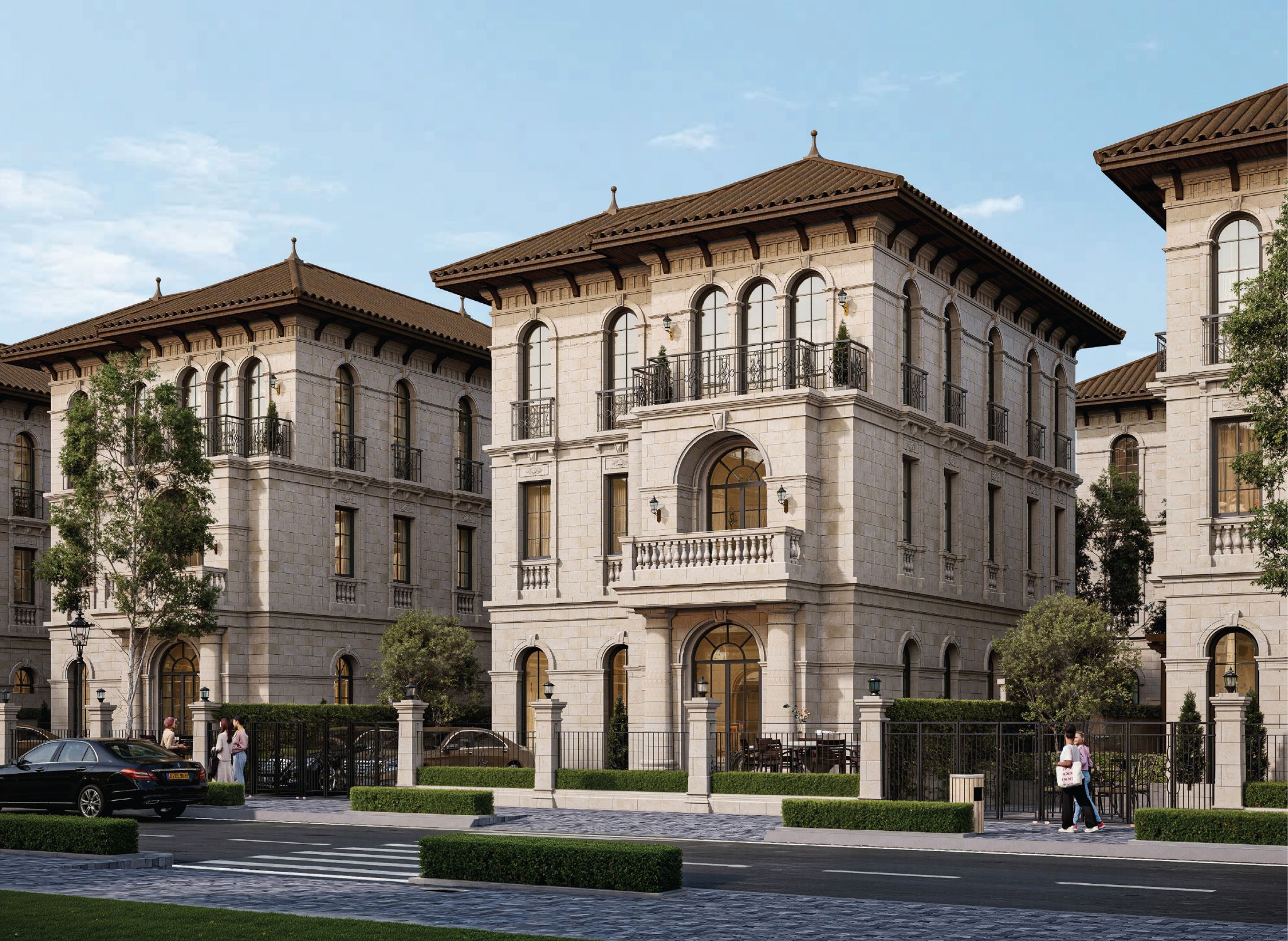 Kiến trúc Alluvia City mang phong cách cổ điển lãng mạn