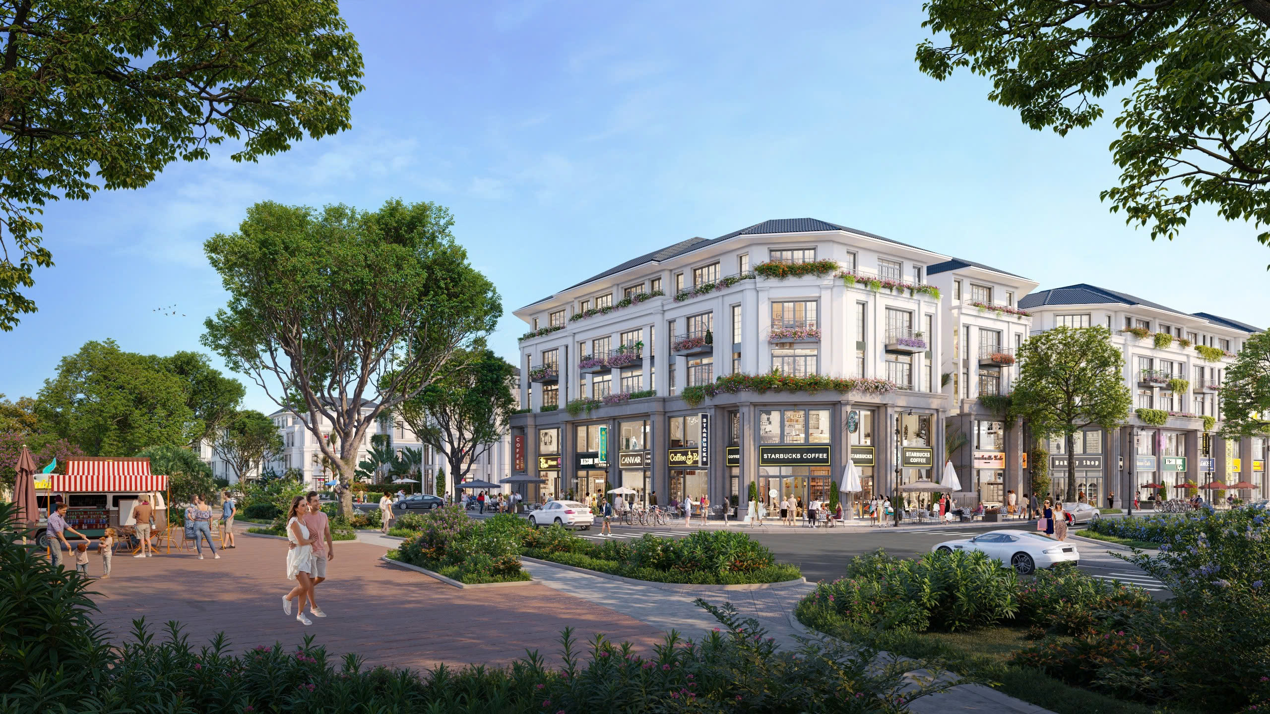 Thiết kế kiến trúc tối ưu mọi mô hình kinh doanh tại Shophouse Alluvia City